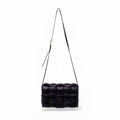 BOTTEGA VENETA BLACK PADDED CASSETTE BAG