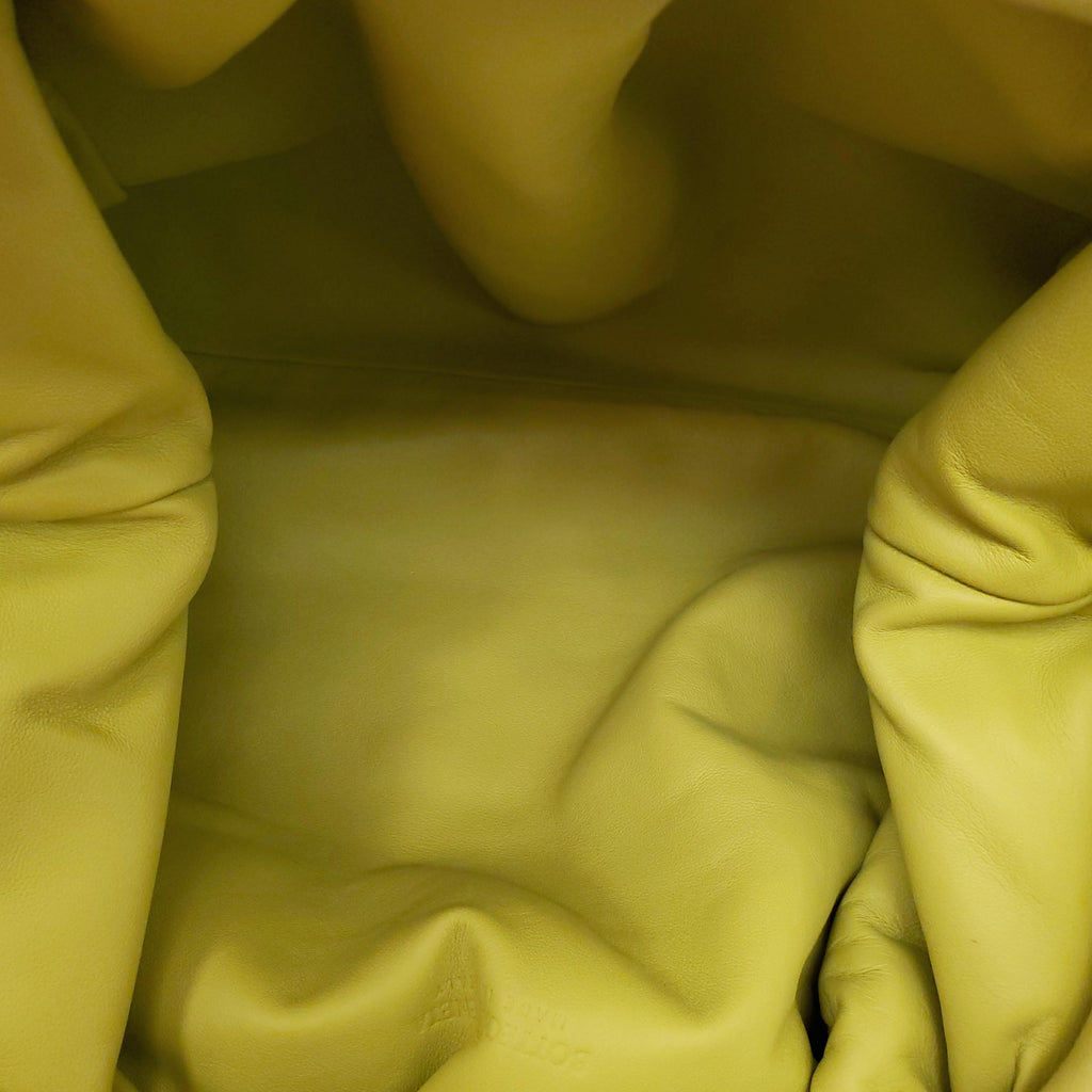 BOTTEGA VENETA CHARTREUSE INTRECCIATO POUCH