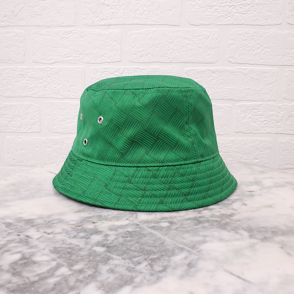 BOTTEGA VENETA GREEN BUCKET HAT - SIZE L