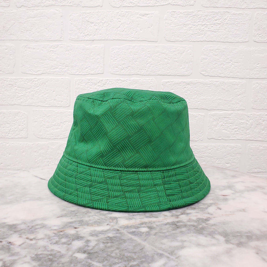 BOTTEGA VENETA GREEN BUCKET HAT - SIZE L