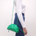 BOTTEGA VENETA GREEN 'THE MINI POUCH' BAG