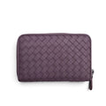 BOTTEGA VENETA INTRECCIATO WALLET IN PURPLE
