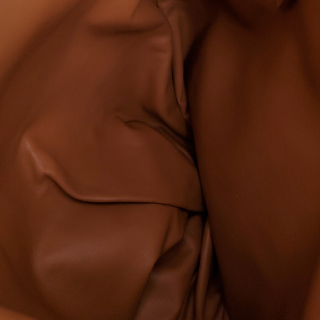 BOTTEGA VENETA TAN LEATHER TWIST BAG