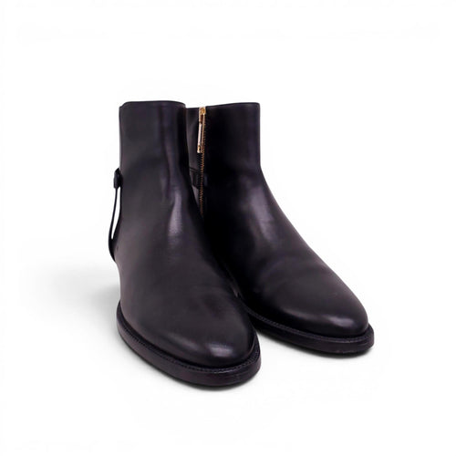 BURBERRY BLACK ANKLE BOOTS - SIZE 37