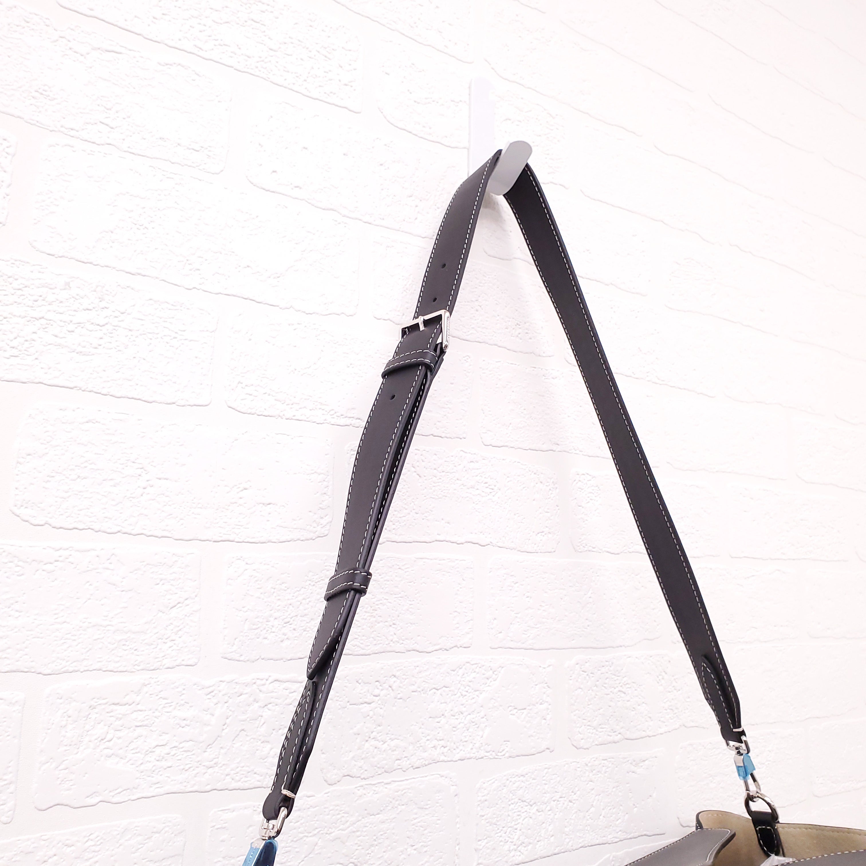 BURBERRY BLACK LEATHER POCKET SATCHEL TOTE