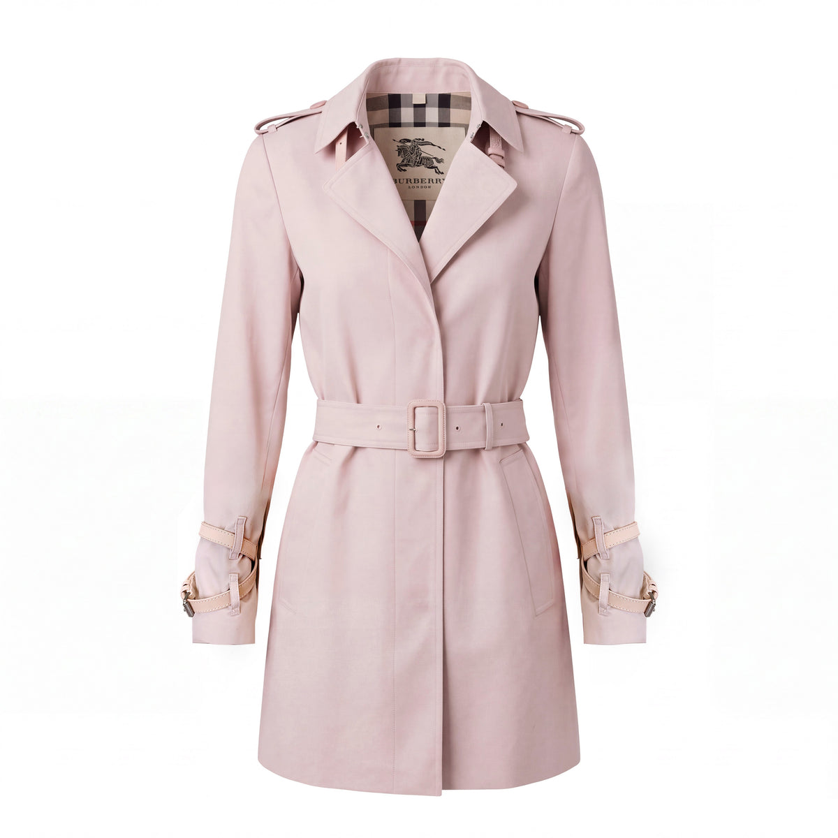 BURBERRY BLUSH PINK JACKET - SIZE US 2