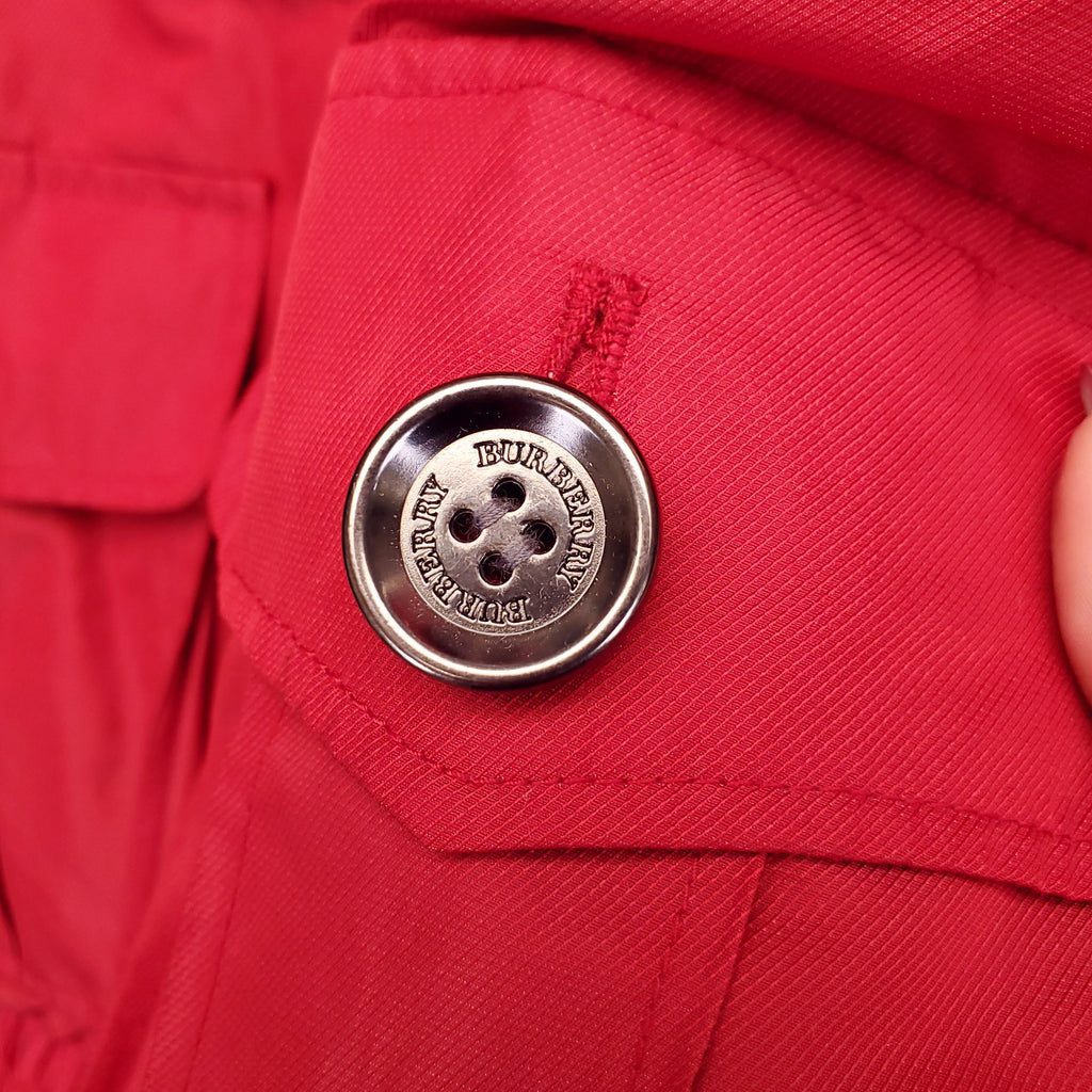 BURBERRY BRIT RED BOMBER JACKET- SIZE 4