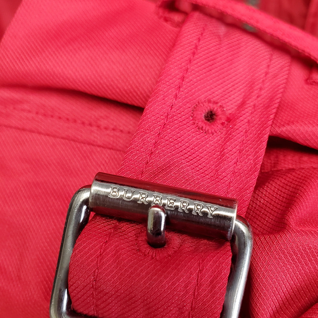 BURBERRY BRIT RED BOMBER JACKET- SIZE 4