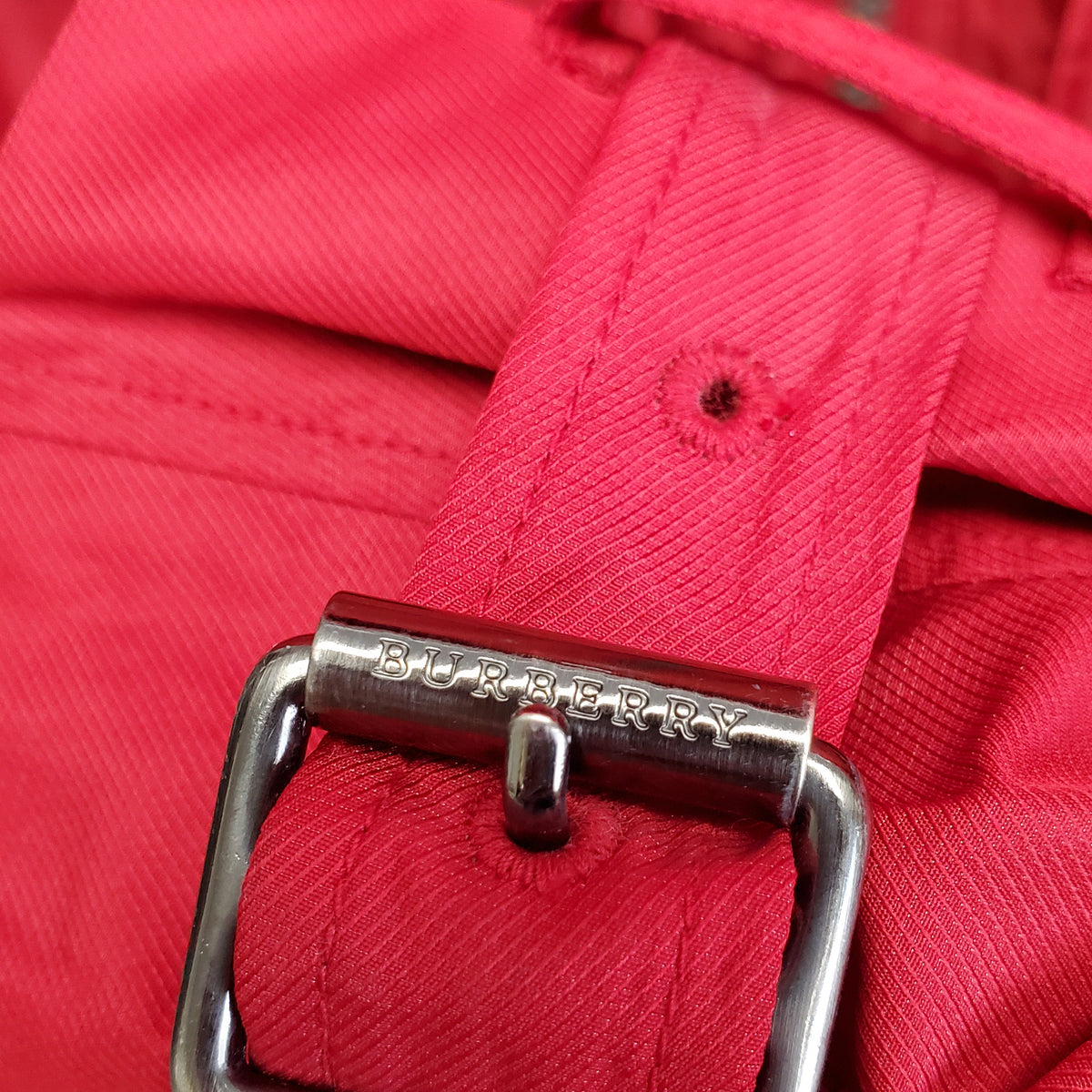 BURBERRY BRIT RED BOMBER JACKET- SIZE 4