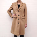 BURBERRY CAMEL COAT - SIZE 10