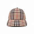 BURBERRY CHECK BASEBALL HAT - SIZE M