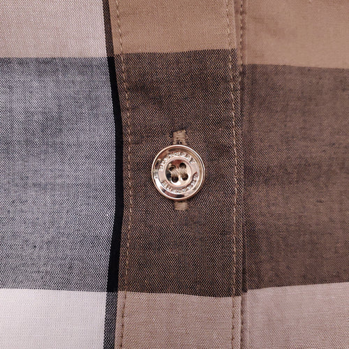 BURBERRY CHECK PATTERNED DRESS - SIZE US 2