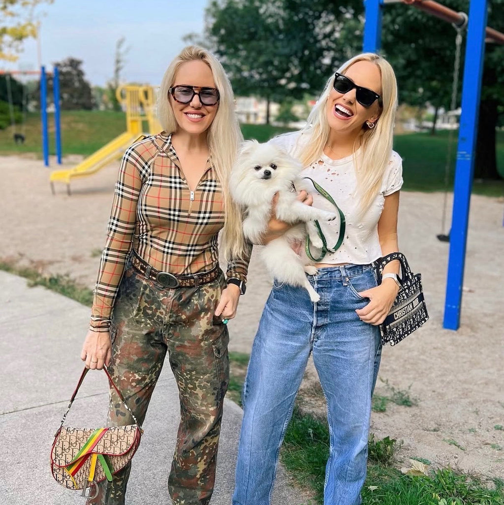 BURBERRY HALF-ZIP FITTED TOP - SIZE 4