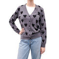 BURBERRY HEART PATTERN CARDIGAN - SIZE M