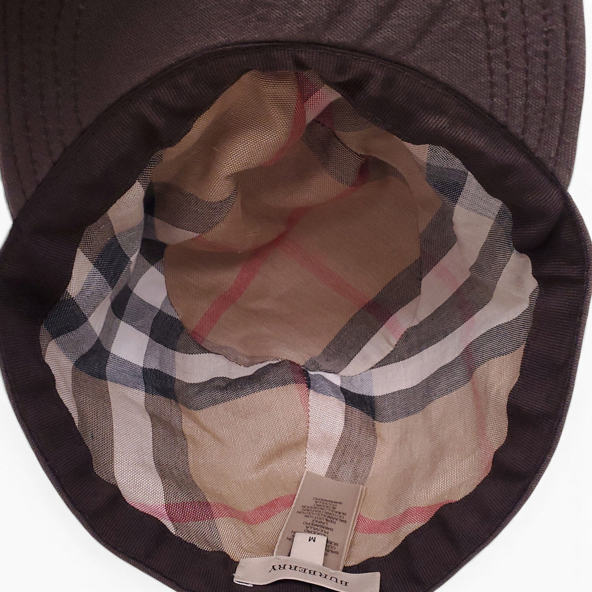 BURBERRY NEWSBOY HAT - SIZE M