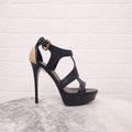 BURBERRY PRORSUM WOVEN HEELS  - SIZE 38