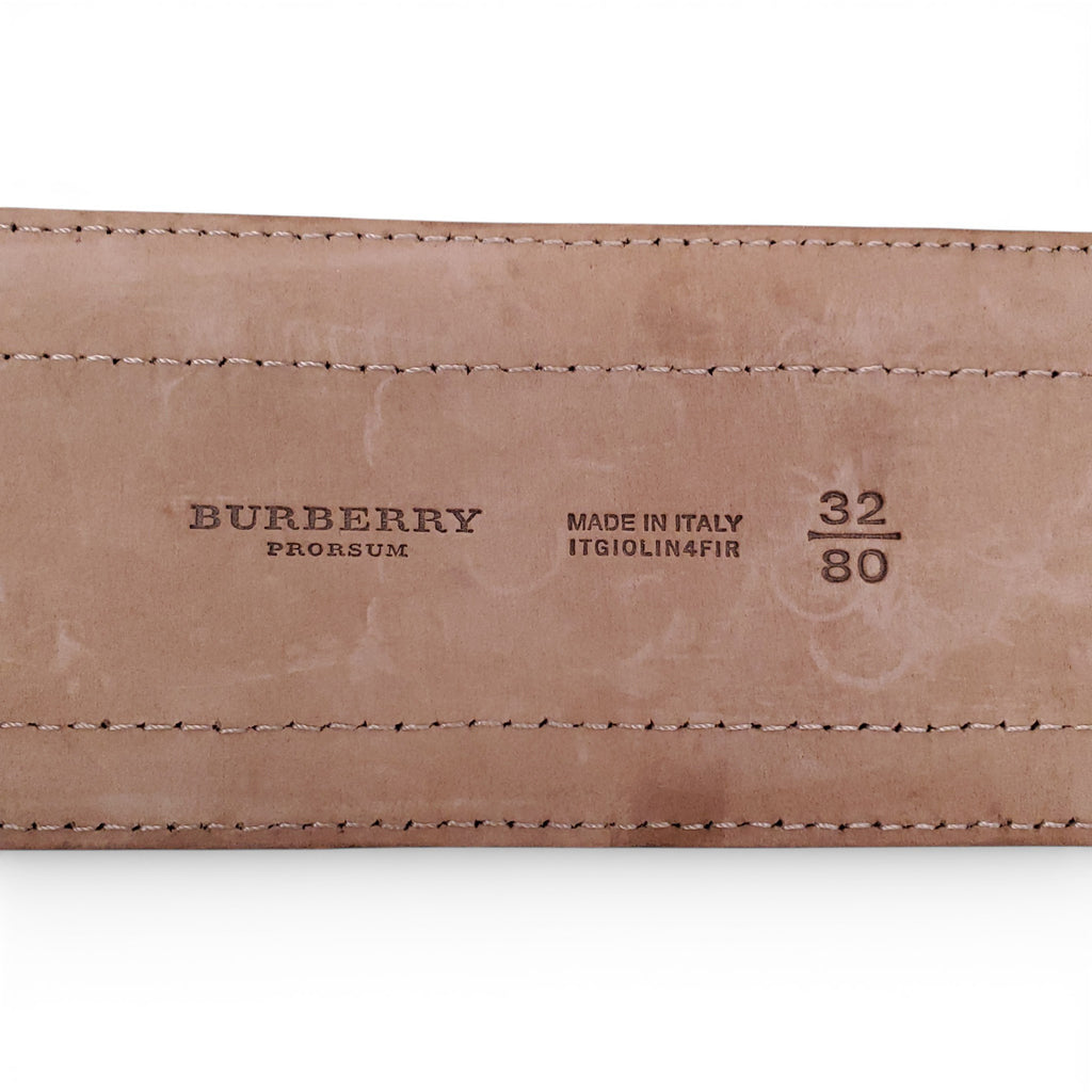 BURBERRY PROSUM PINK PATENT WAIST BELT - SIZE 80