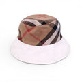 BURBERRY REVERSIBLE CHECK PATTERNED BUCKET HAT