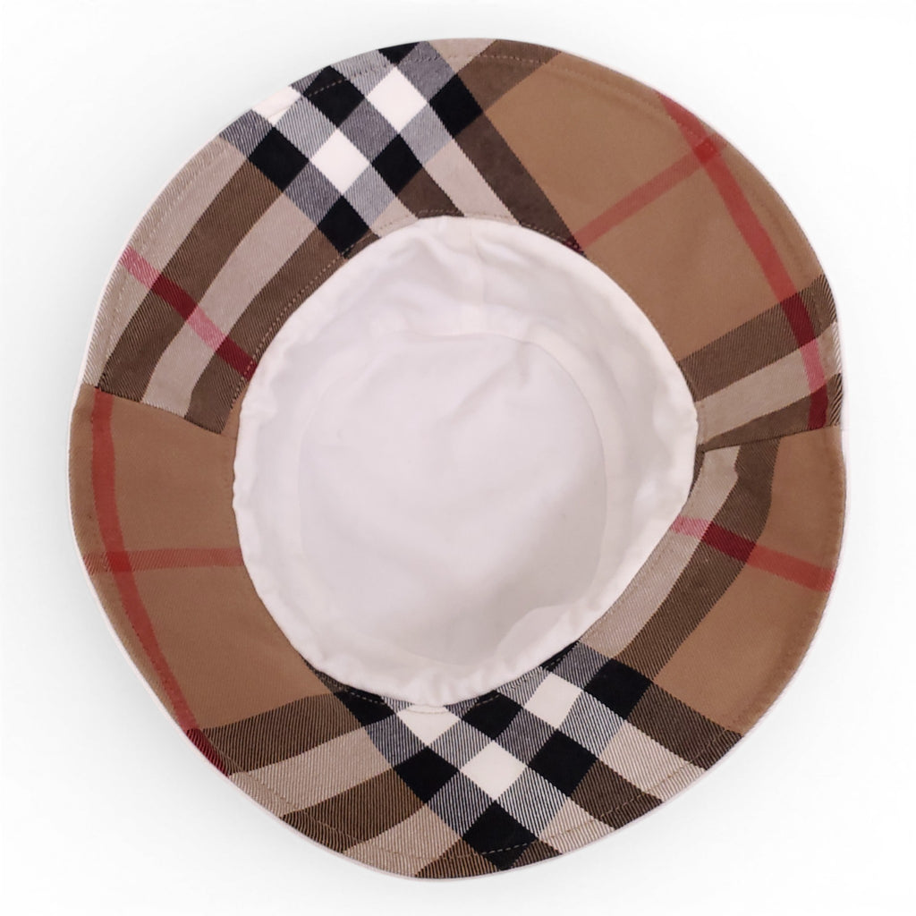 BURBERRY REVERSIBLE CHECK PATTERNED BUCKET HAT