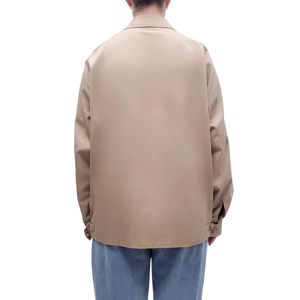 BURBERRY TAUPE LONG JACKET - SIZE 46