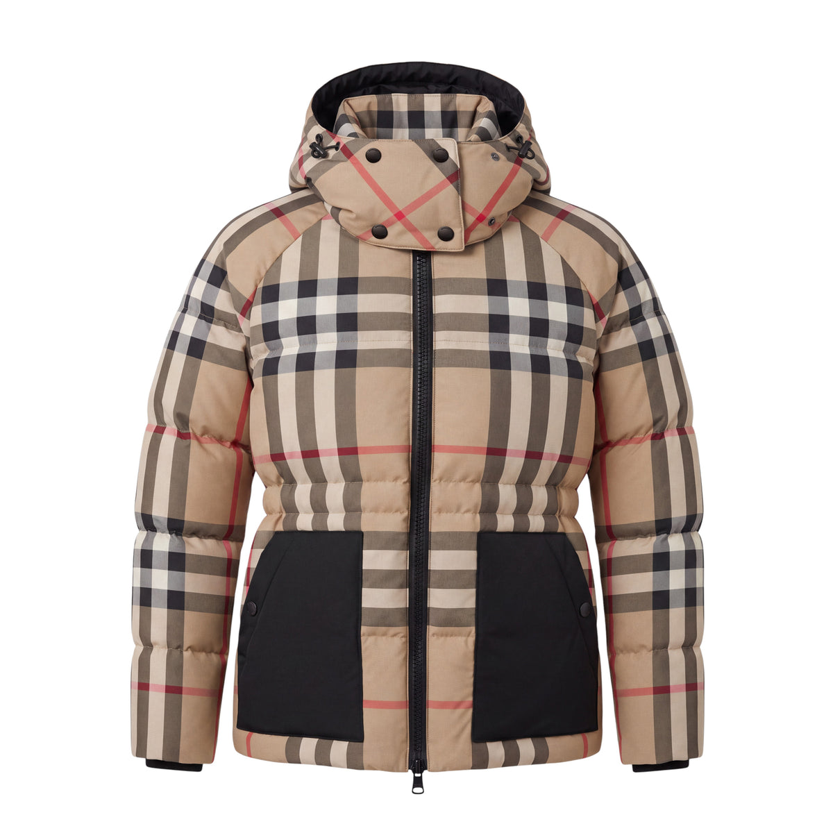 BURBERRY VINTAGE CHECK PADDED JACKET - SIZE XS