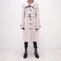 BURBERRY WOOL TRENCH COAT - SIZE 12