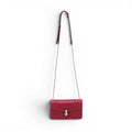 BVLGARI RED LEATHER SERPENTI CROSSBODY BAG