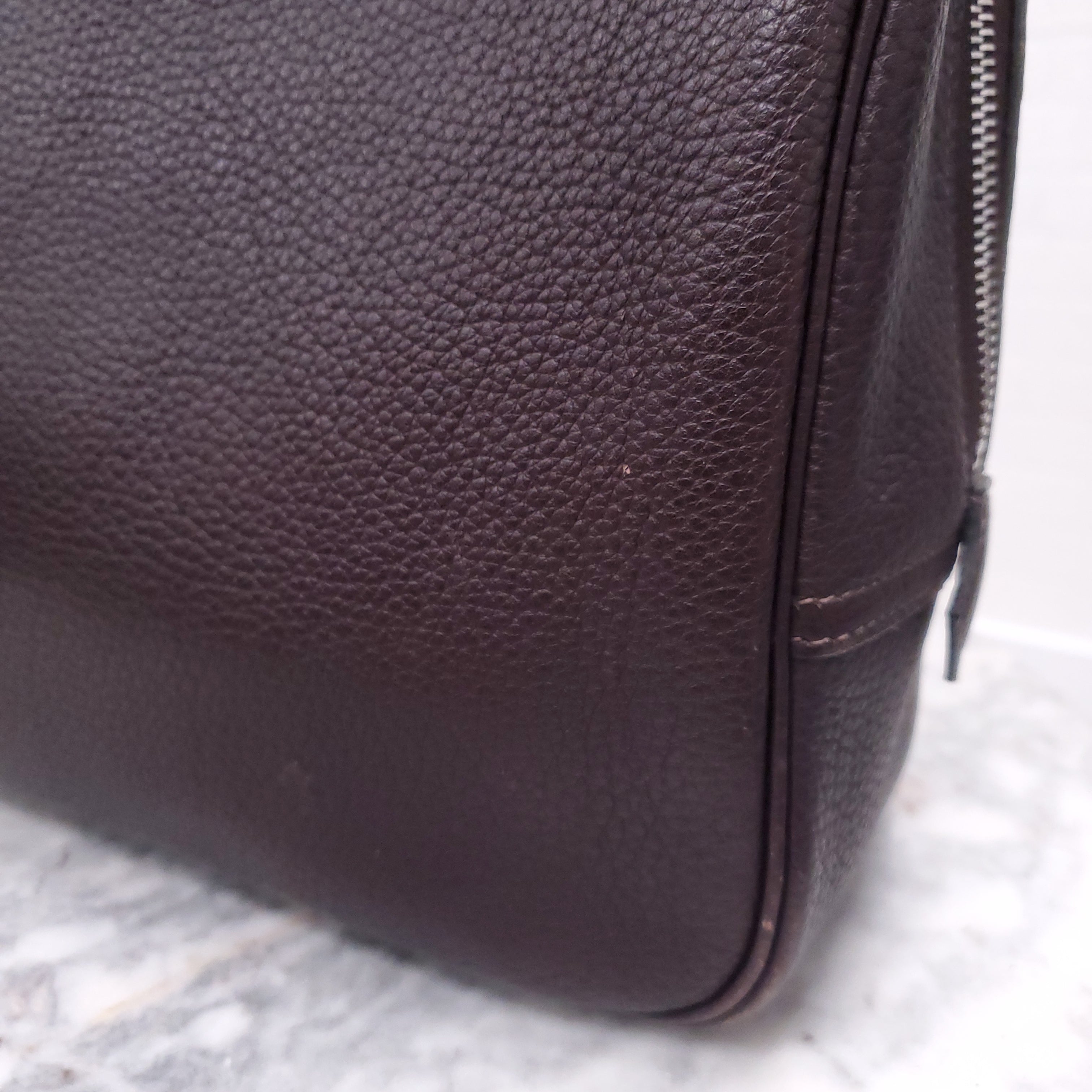Hermès // Ebene Plume 32 Vache Fjord Leather Bag – VSP Consignment