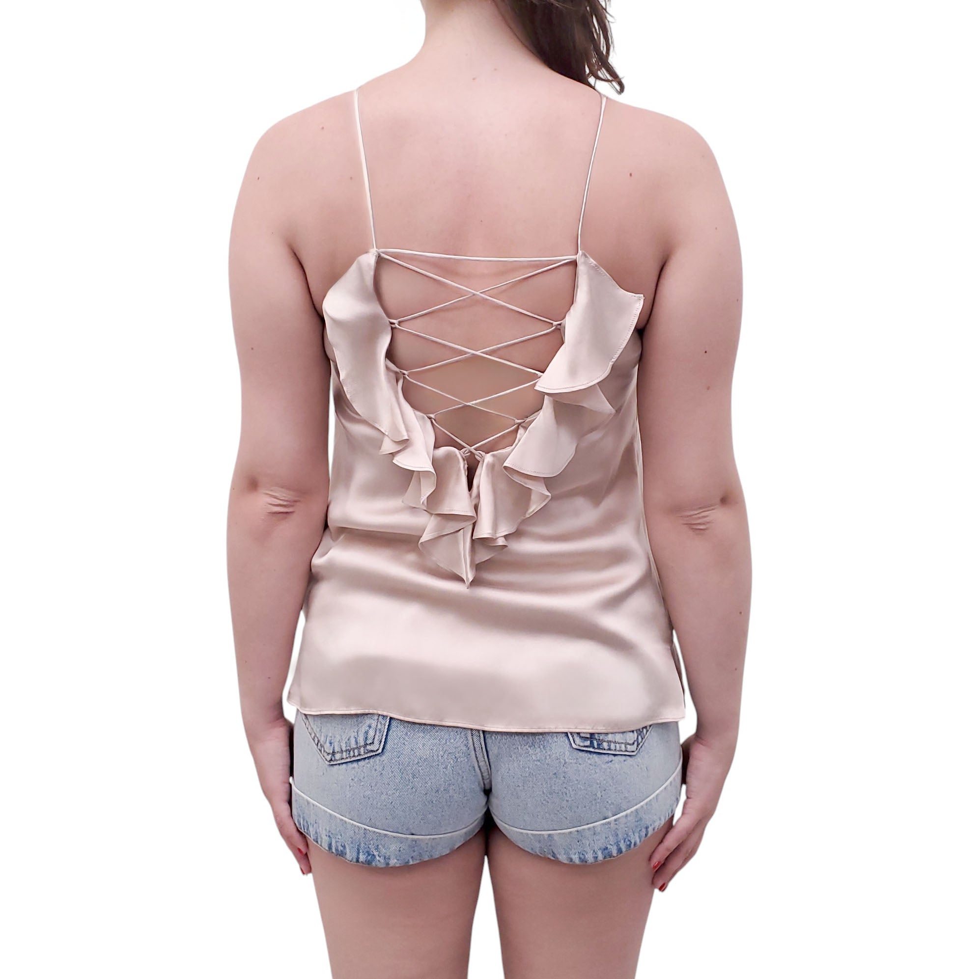 CAMI NYC CHAMPAGNE TANK TOP - SIZE XS