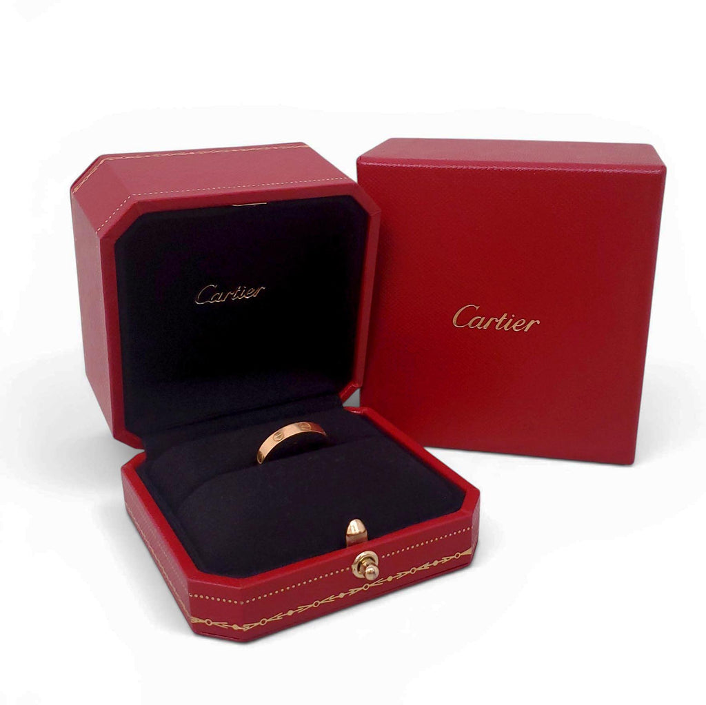 CARTIER SMALL 18K YELLOW GOLD LOVE RING