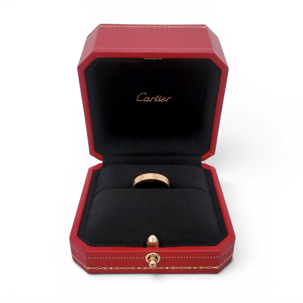 CARTIER SMALL 18K YELLOW GOLD LOVE RING