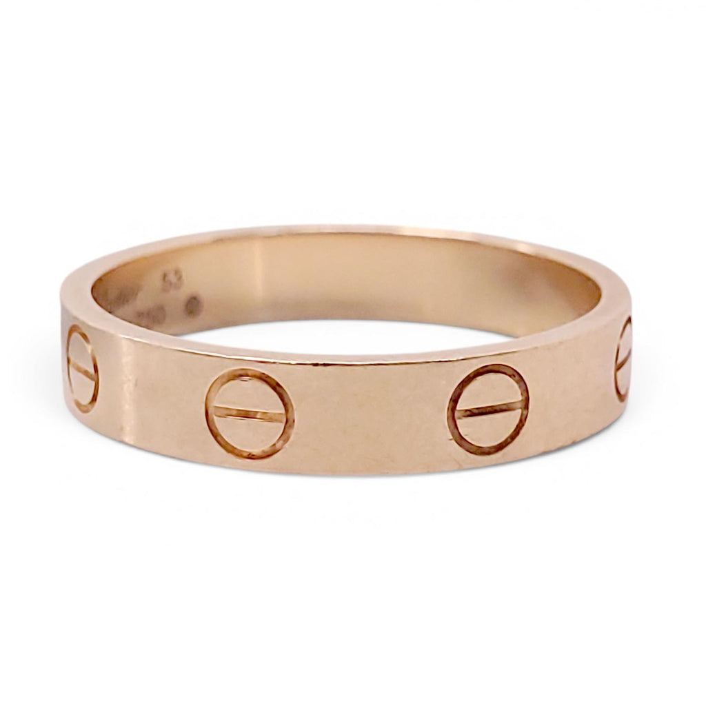 CARTIER SMALL 18K YELLOW GOLD LOVE RING
