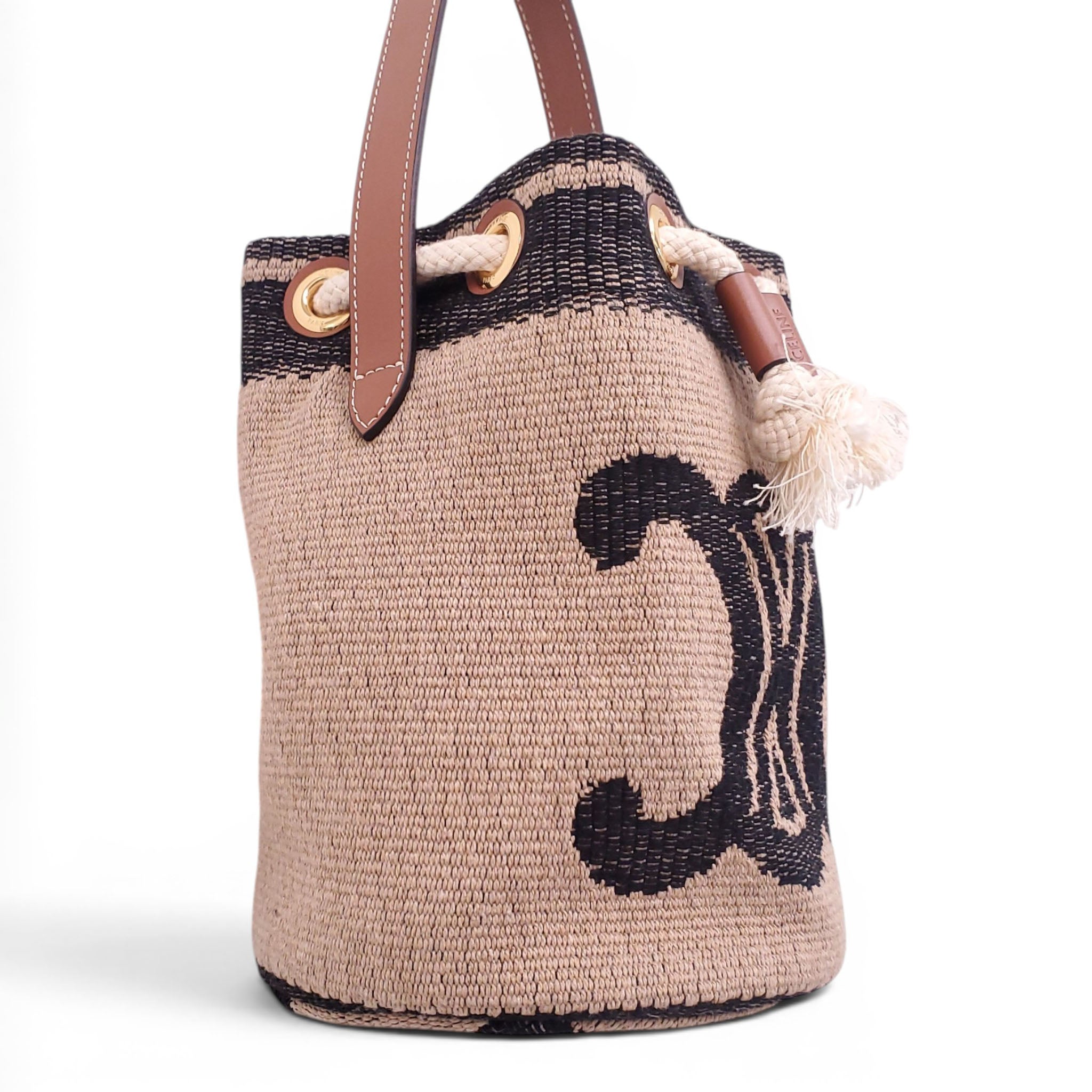 CELINE 2022 TEEN TRIOMPHE CABAS BUCKET BAG