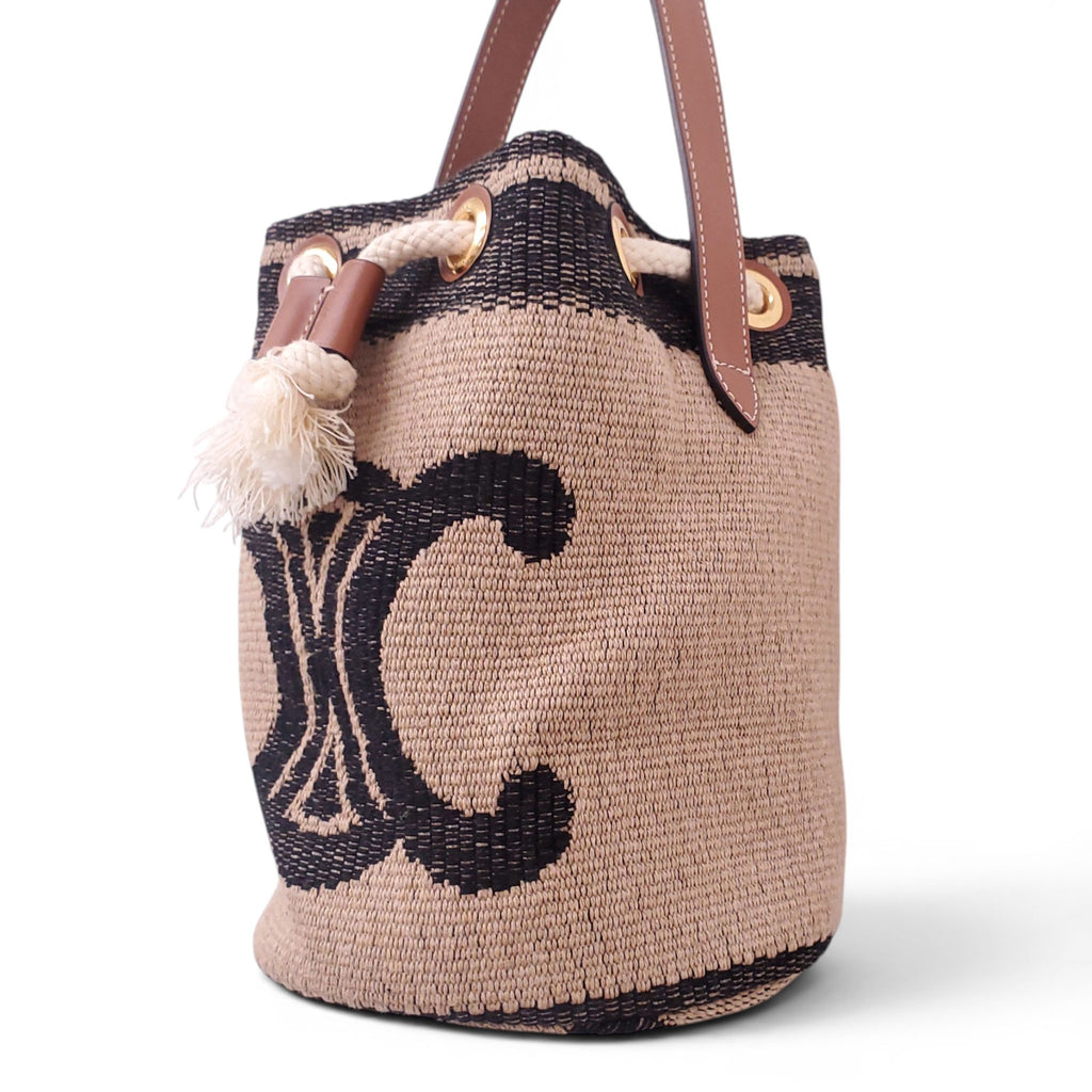 CELINE 2022 TEEN TRIOMPHE CABAS BUCKET BAG