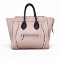 CELINE BLACK-LINED NUDE LUGGAGE BAG