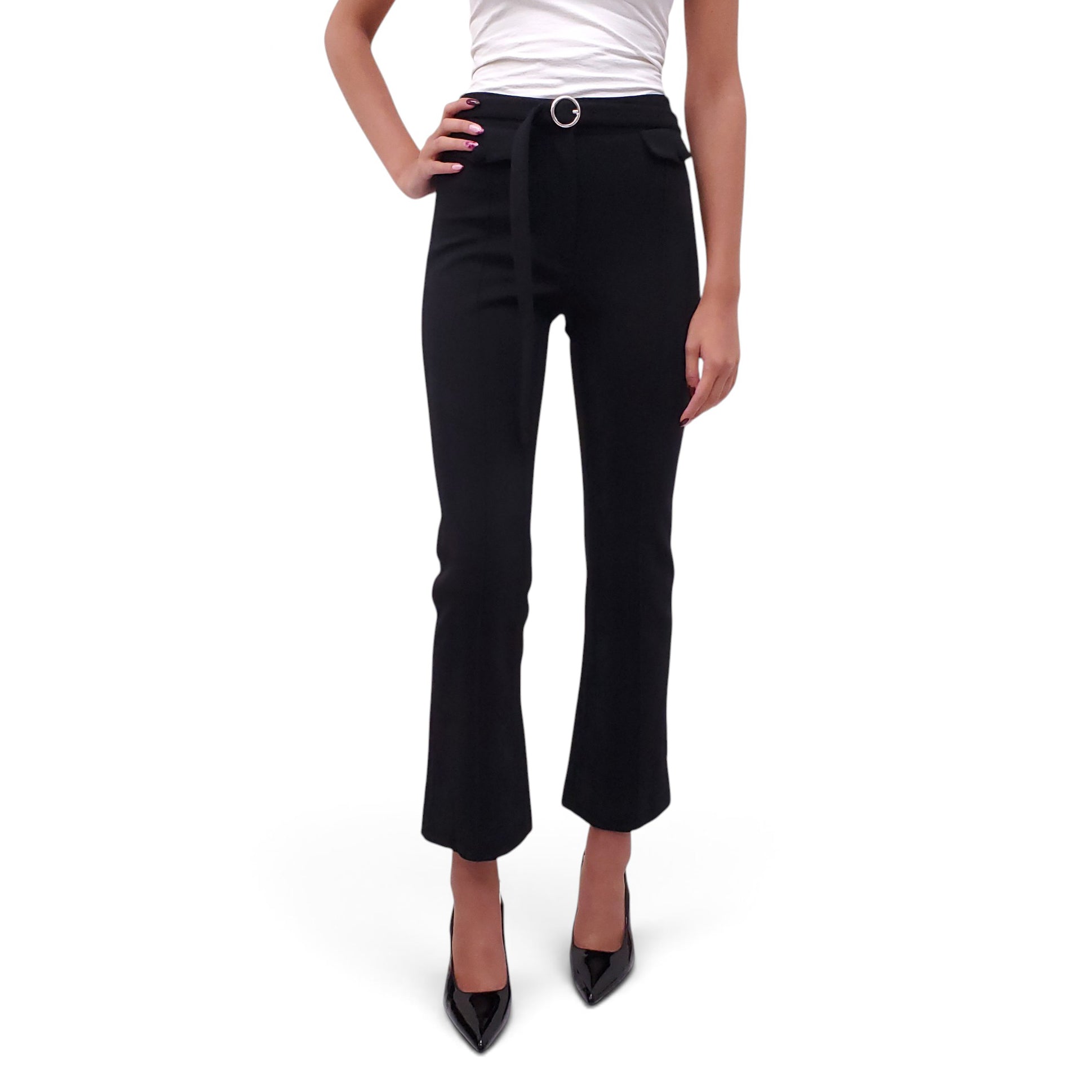 CELINE BLACK TROUSERS - SIZE 36