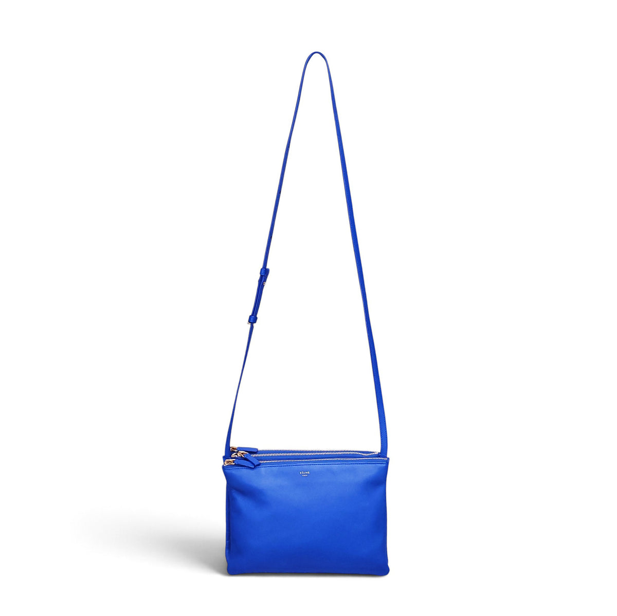 CELINE BLUE TRIFOLD CROSSBODY