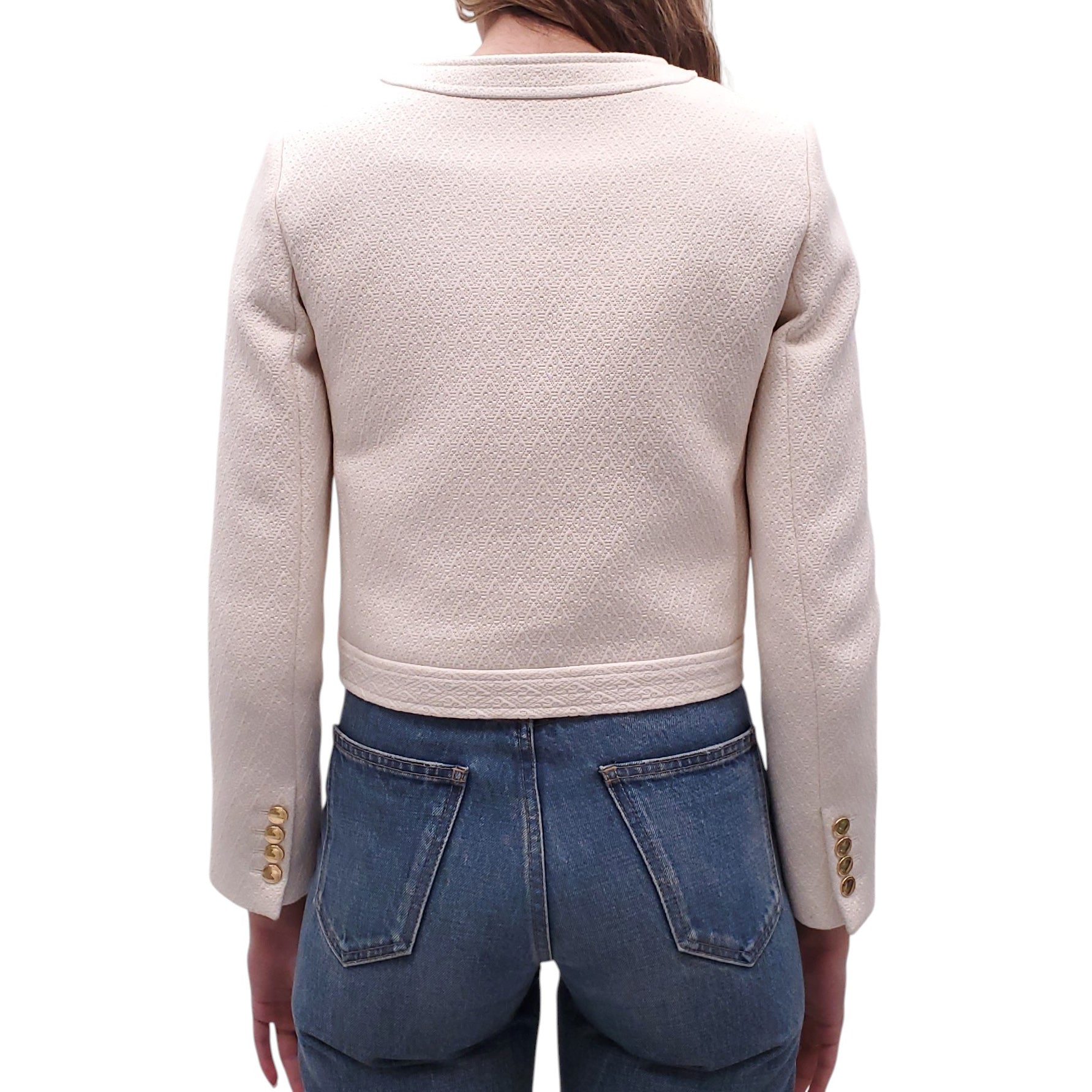 CELINE DANI JACKET IN BOUTIS COTTON - SIZE 34