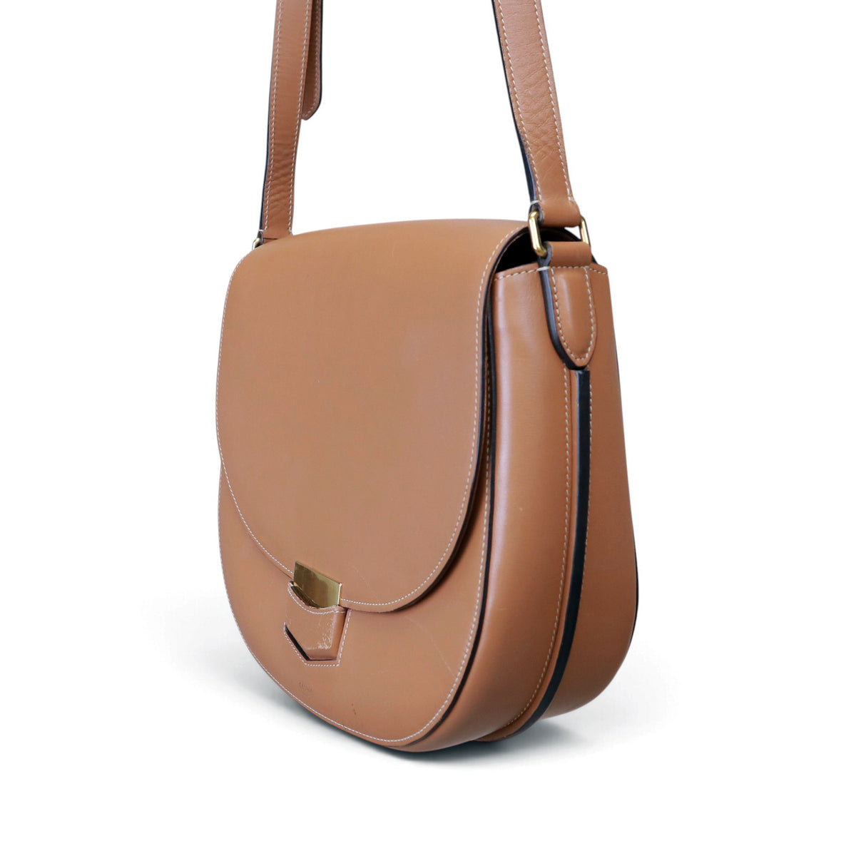 CELINE LEATHER TROTTEUR MEDIUM
