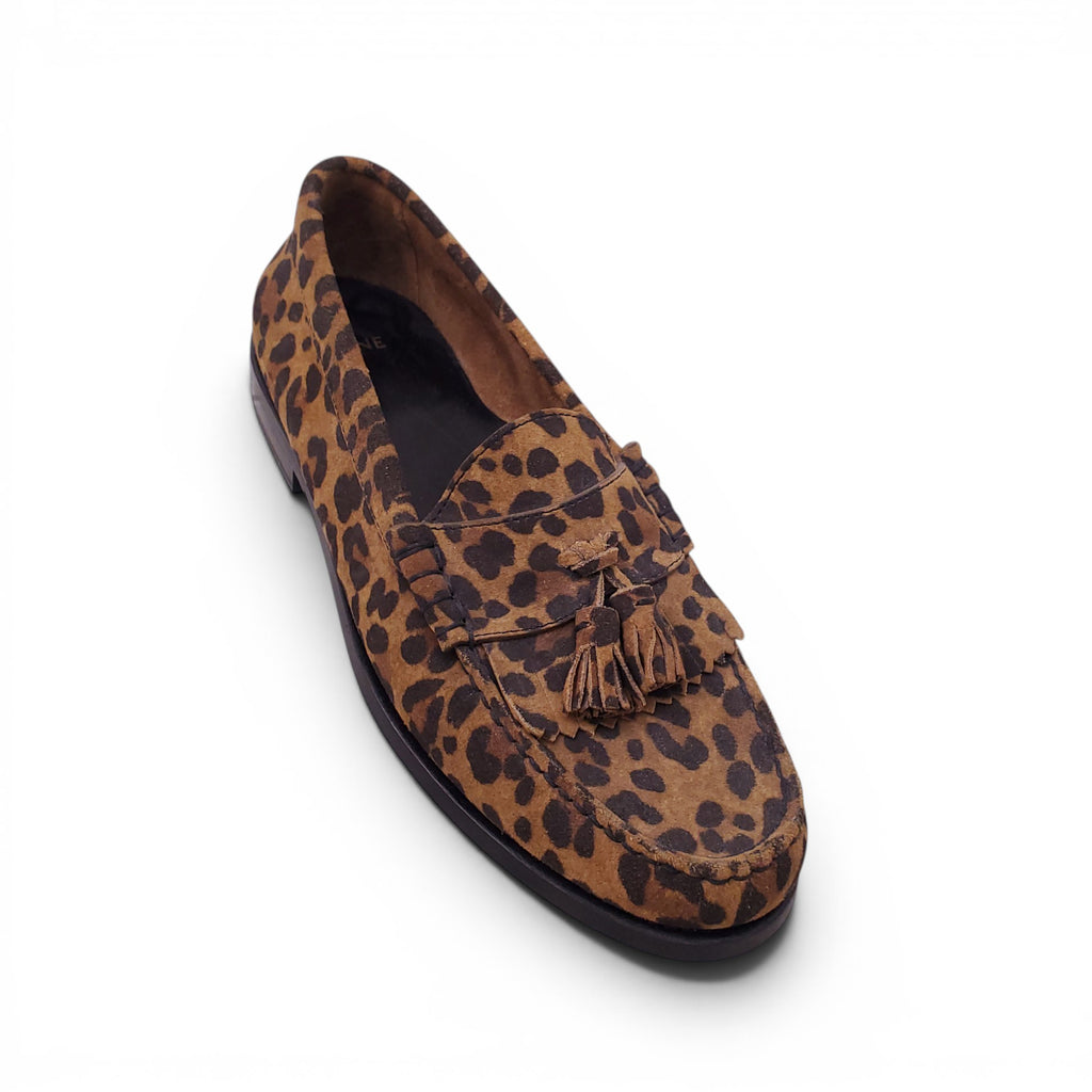 CELINE LEOPARD PRINT LOAFERS - SIZE 37