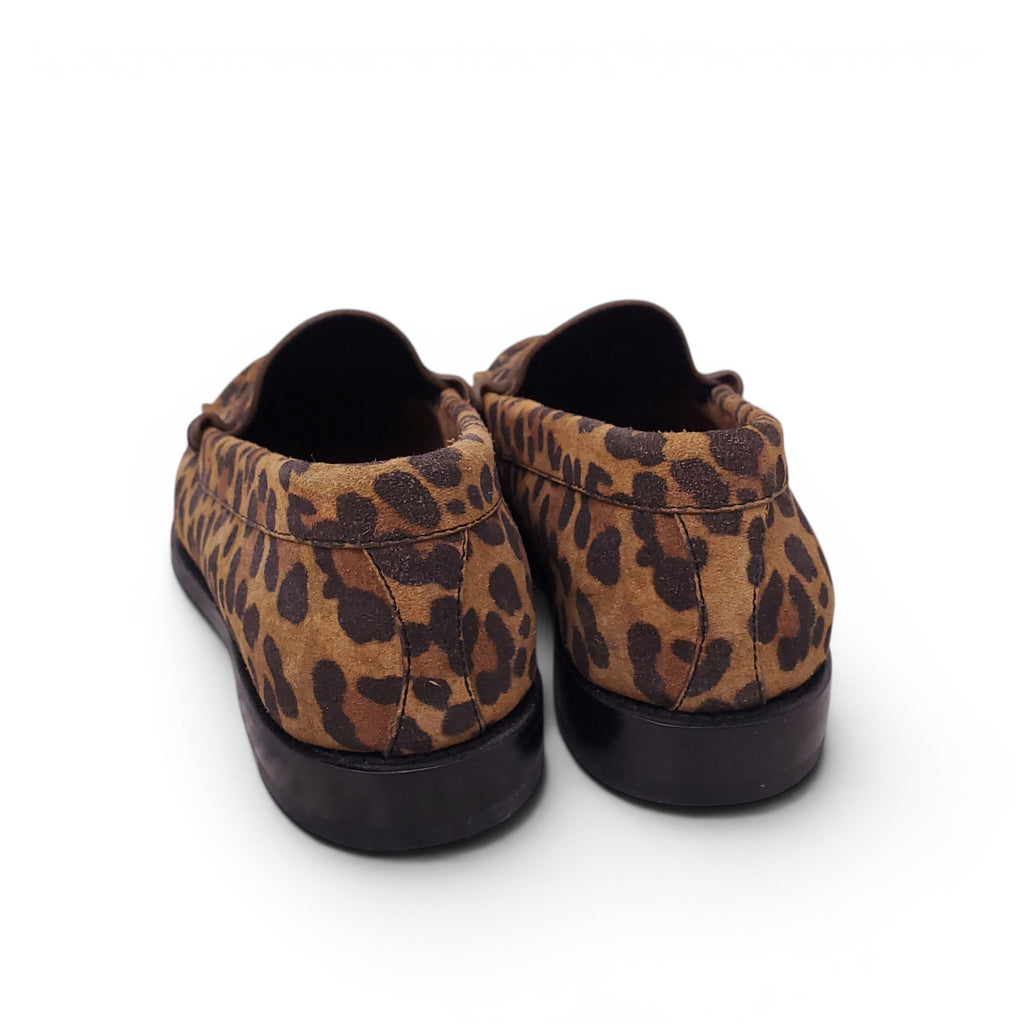 CELINE LEOPARD PRINT LOAFERS - SIZE 37