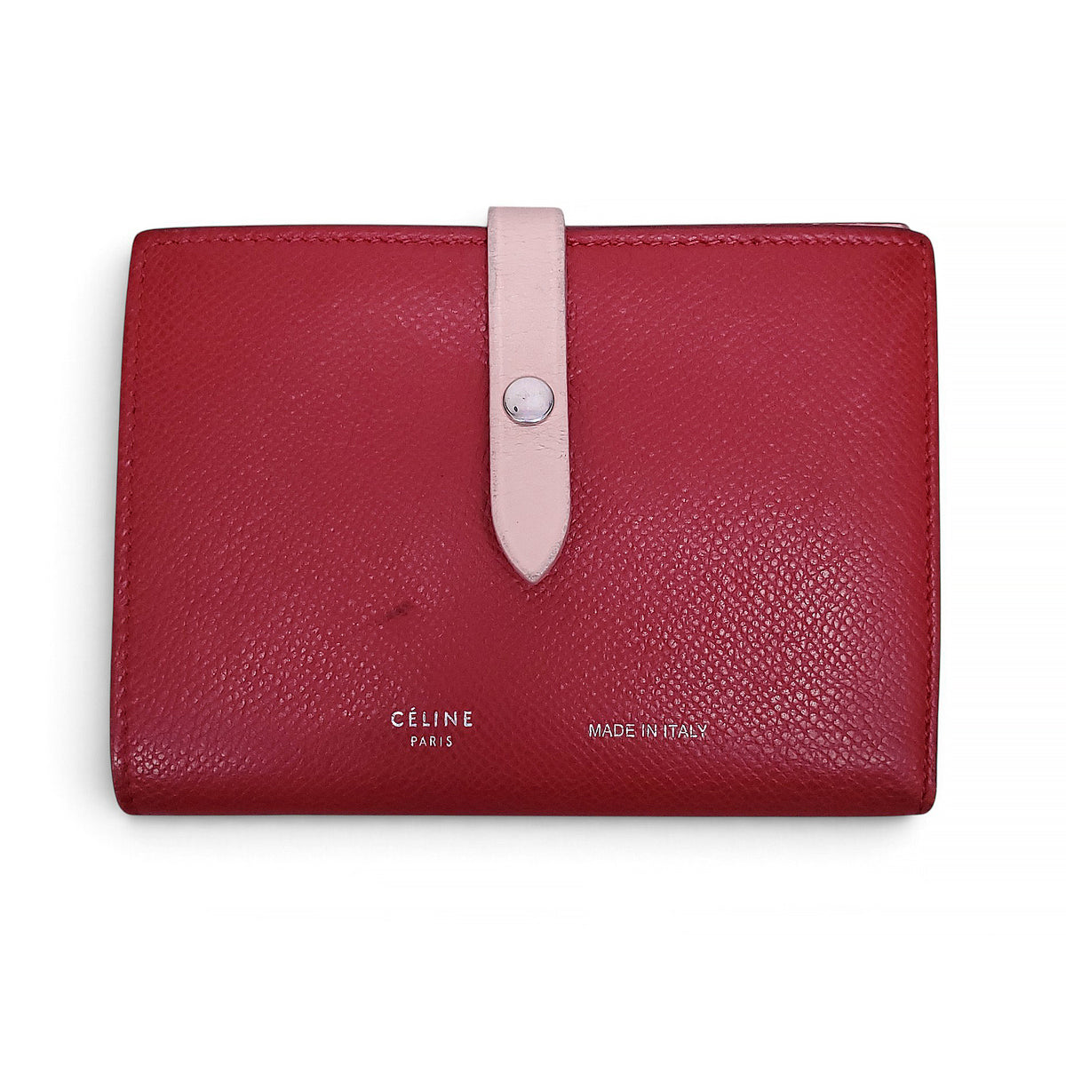 CELINE PINK AND RED WALLET