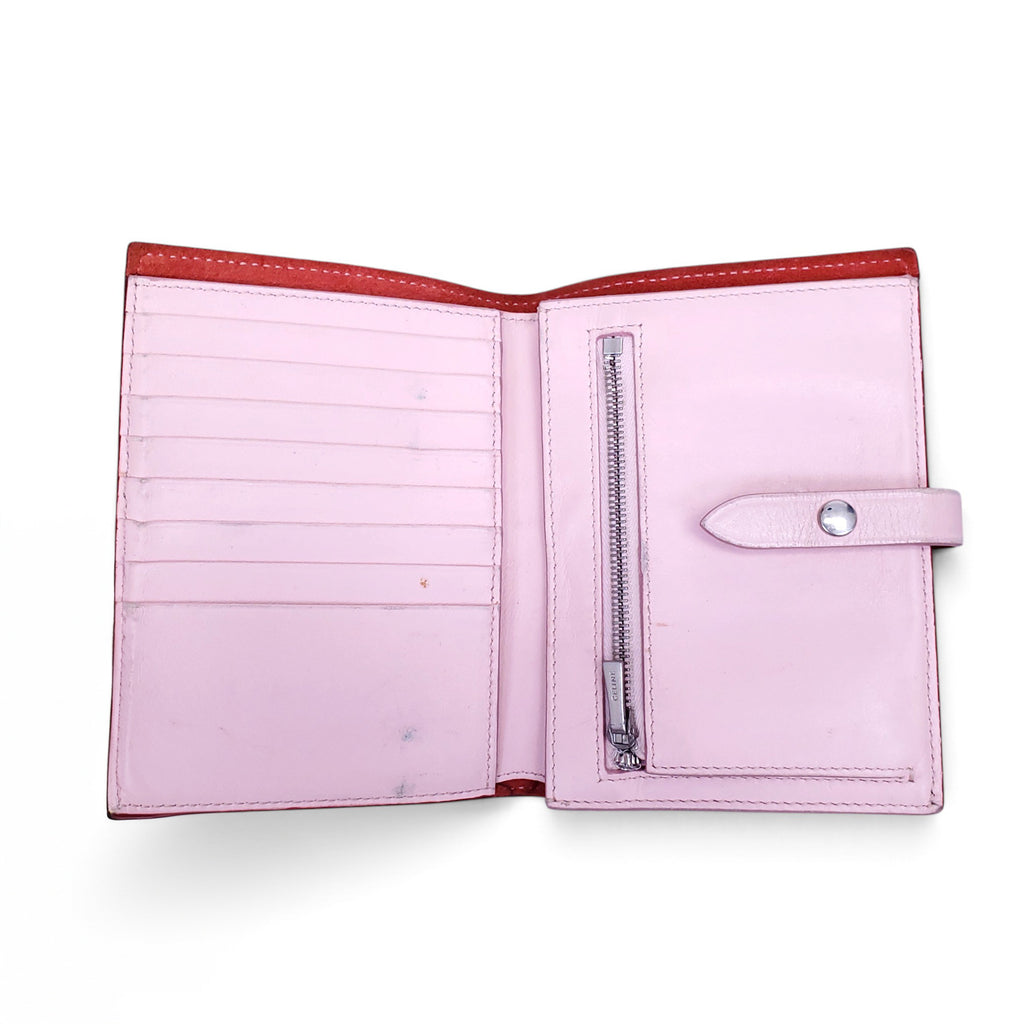 CELINE PINK AND RED WALLET