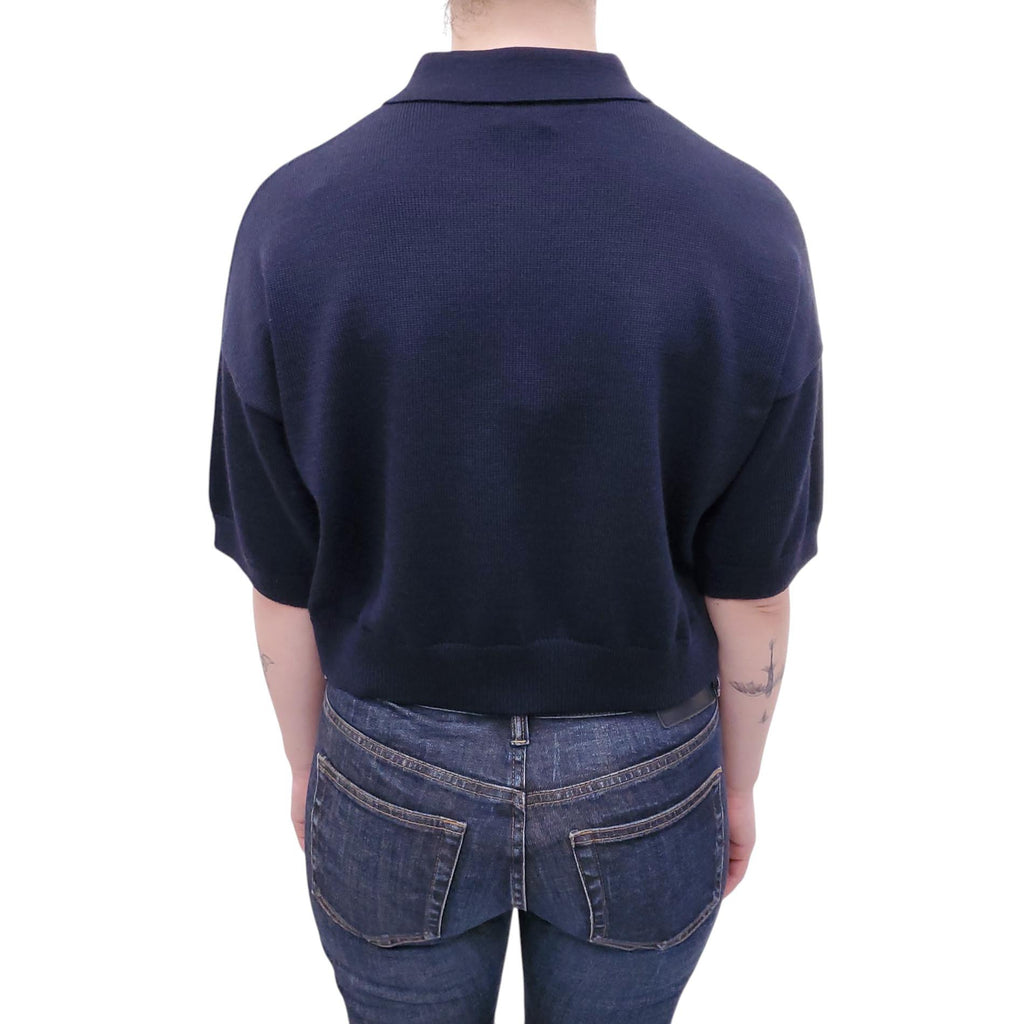 CELINE TRIOMPHE POLO SWEATER - SIZE XS