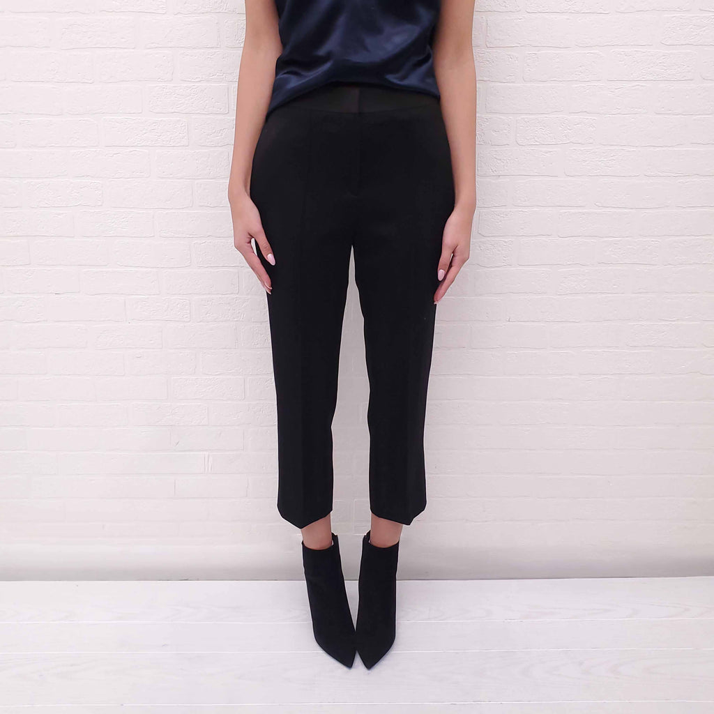 CELINE TUXEDO BLACK TROUSERS - SIZE 36