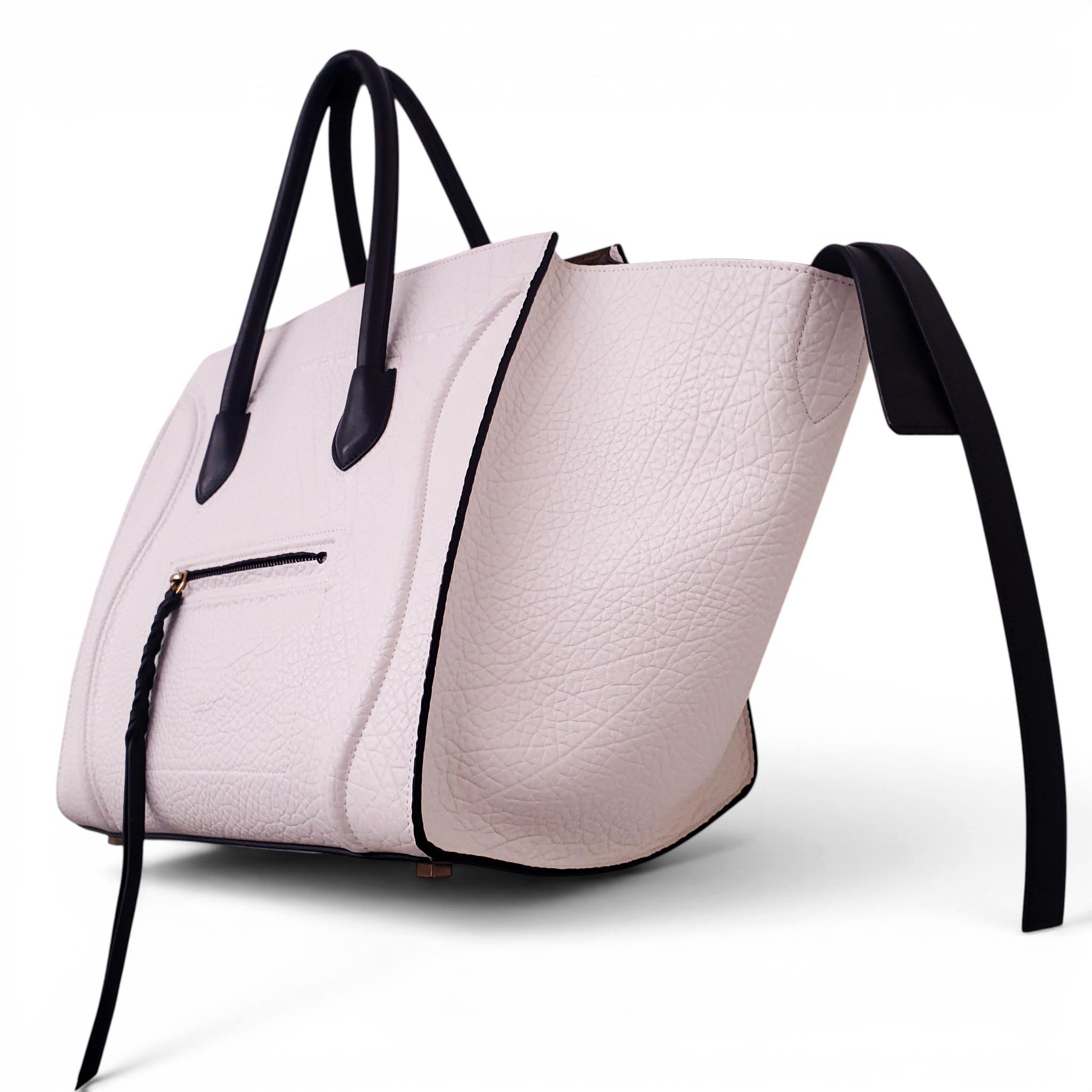 CELINE WHITE LUGGAGE BAG
