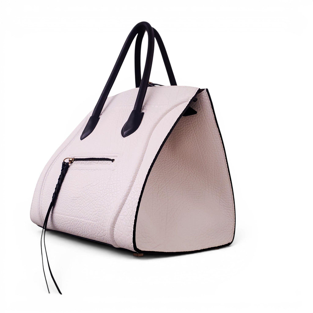 CELINE WHITE LUGGAGE BAG