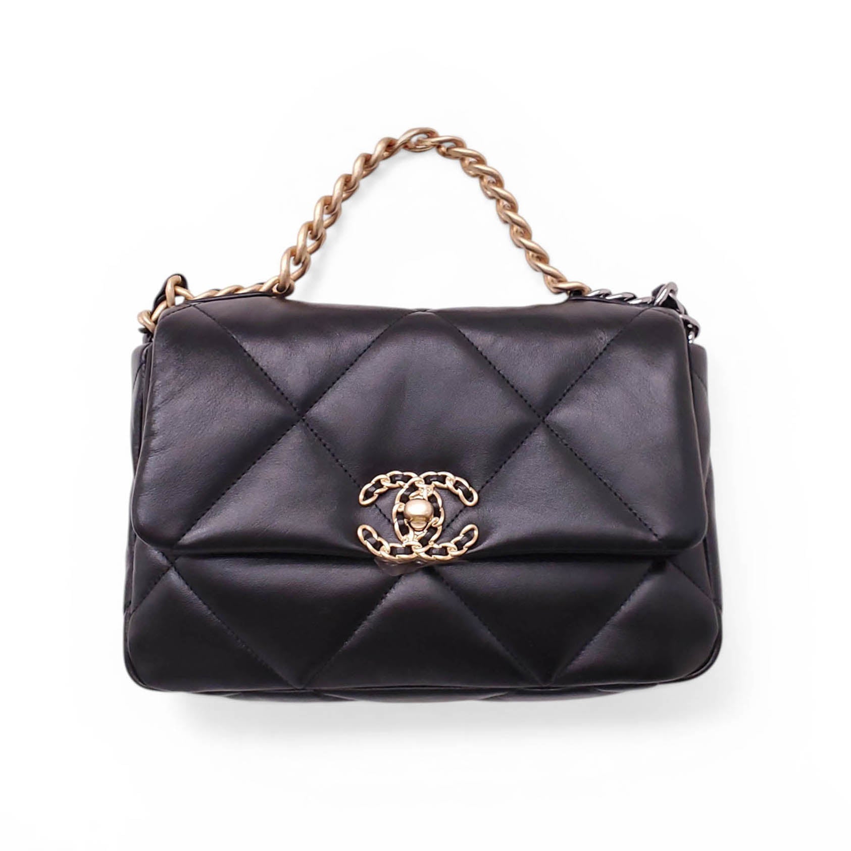 CHANEL 19 BLACK FLAP BAG