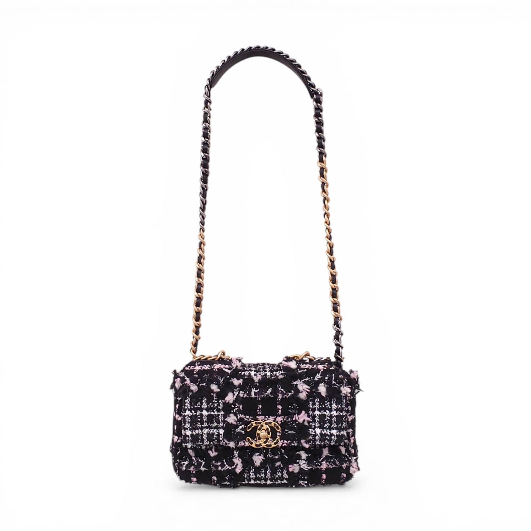 CHANEL 19 TWEED FLAP BAG