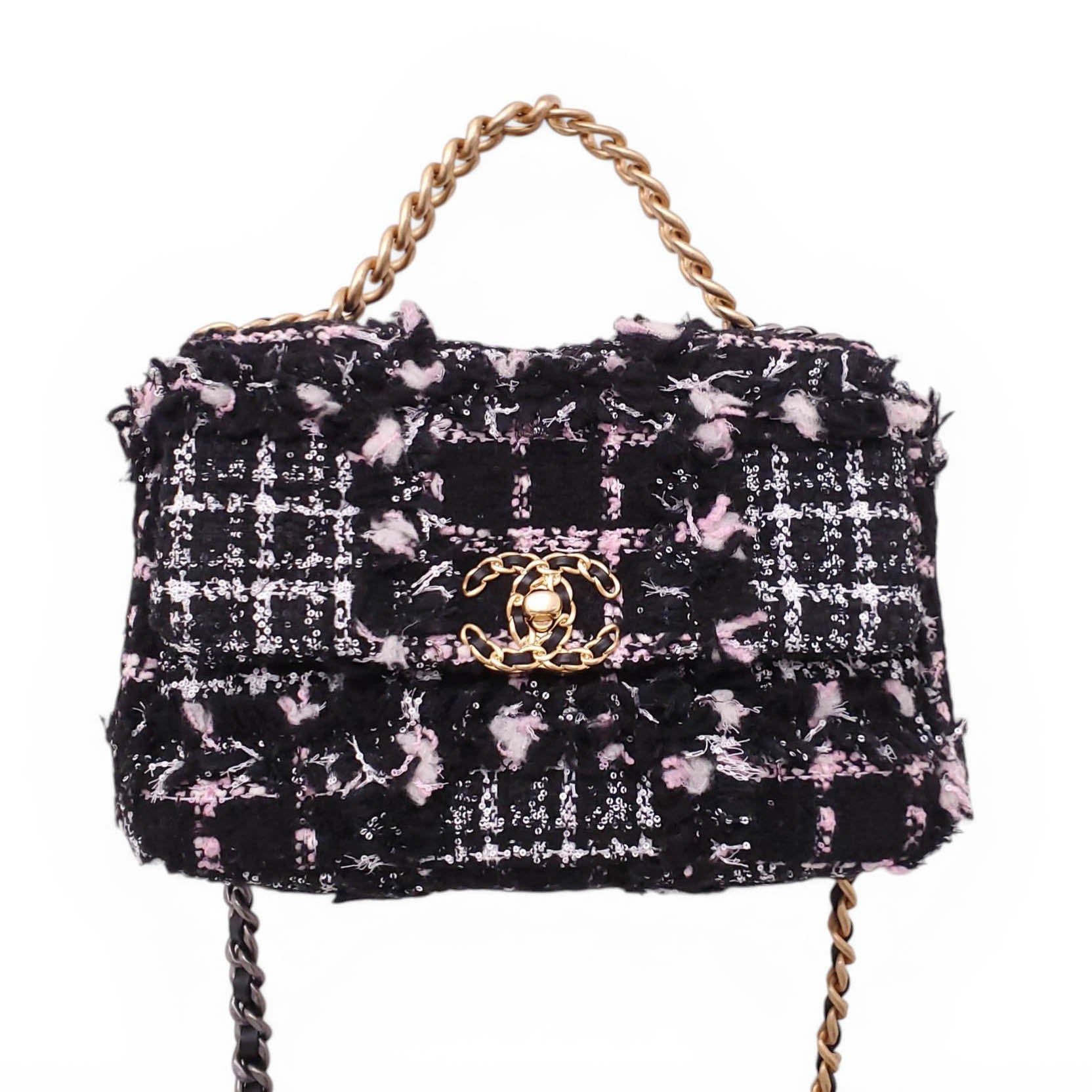 CHANEL 19 TWEED FLAP BAG